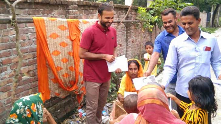 বরিশালে শেষ মুহূর্তের প্রচারণায় নৌকার পক্ষে মাঠে যুবলীগ