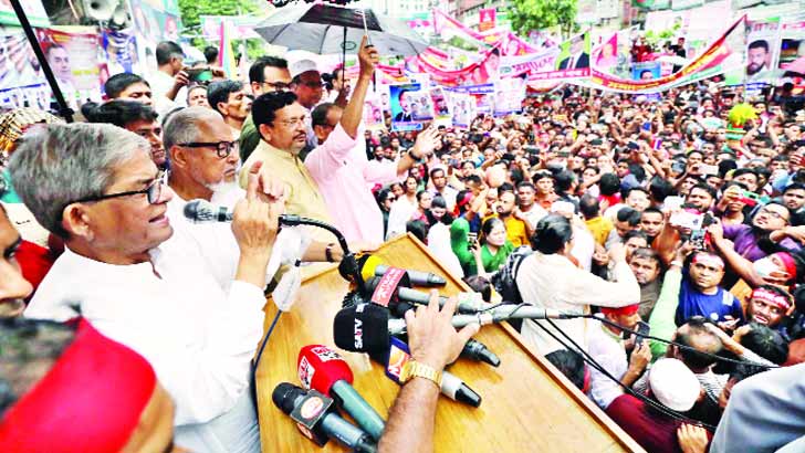 তত্ত্বাবধায়ক ছাড়া কোনো নির্বাচন হবে না: মির্জা ফখরুল