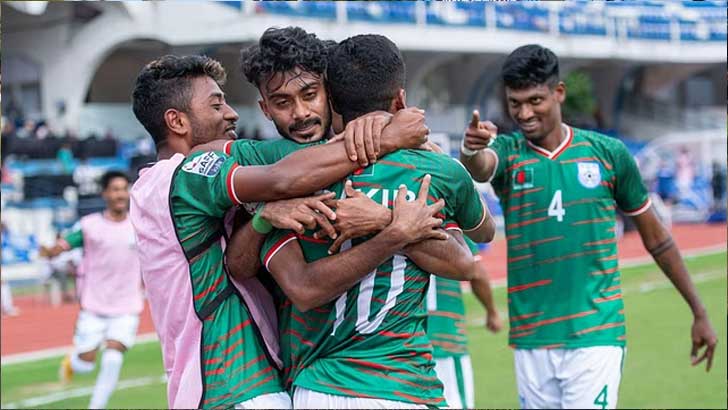 মালদ্বীপকে হারিয়ে সেমিফাইনালের লড়াইয়ে টিকে রইল বাংলাদেশ