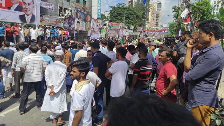 পথে পথে বাধা হামলা : আহত ১২ আটক ৭৩