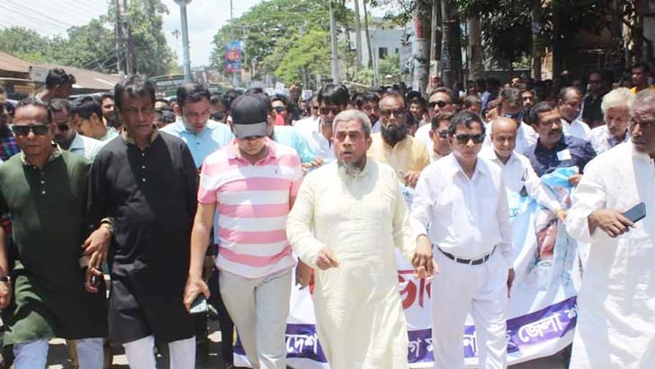 ময়মনসিংহে আ.লীগের শান্তি সমাবেশ ও উন্নয়ন শোভাযাত্রা