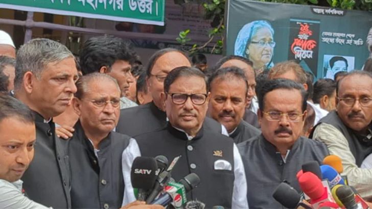 গণতন্ত্রকে নিরাপদ রাখতে বিএনপিকে প্রতিহত করতে হবে: ওবায়দুল কাদের