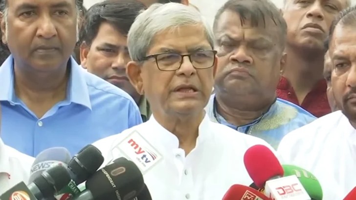 বাংলাদেশ নিয়ে যুক্তরাষ্ট্রের কাছে ভারতের কূটনৈতিক বার্তা দুর্ভাগ্যজনক: ফখরুল 