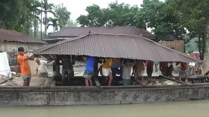 মাথা গোঁজার ঠাঁই পেতে দিশেহারা তিস্তাপাড়ের মানুষ