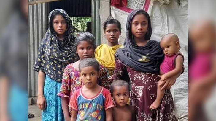 বাবা কারাগারে মা কবরে, অসহায় ৭ সন্তান