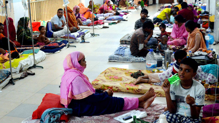 ডেঙ্গুতে আরও ১৫ জনের মৃত্যু, হাসপাতালে ভর্তি ২৯৪৪