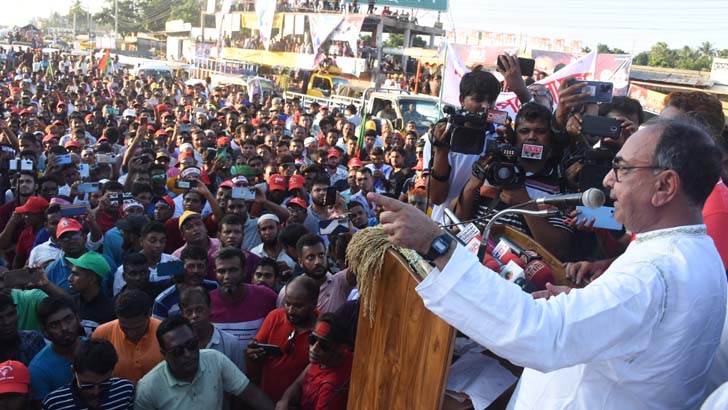 সরকারের পতন না হওয়া পর্যন্ত আমরা ঘরে ফিরে যাব না: মির্জা আব্বাস