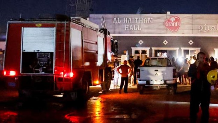 ইরাকে বিয়েতে ভয়াবহ অগ্নিকাণ্ড