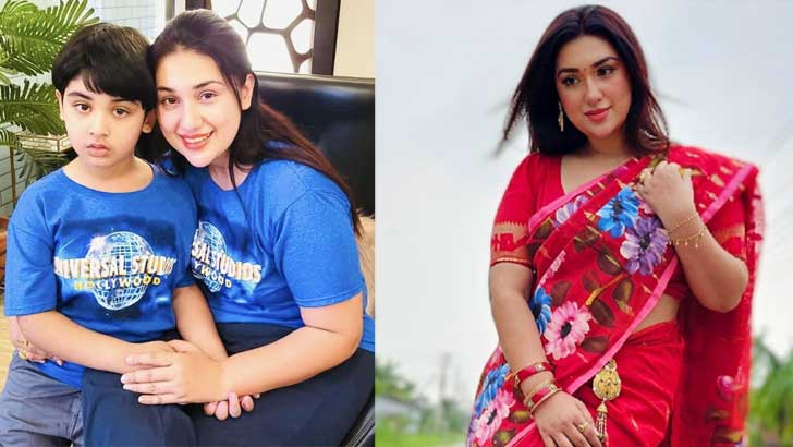 ছেলের জন্য দোয়া চাইলেন অপু বিশ্বাস