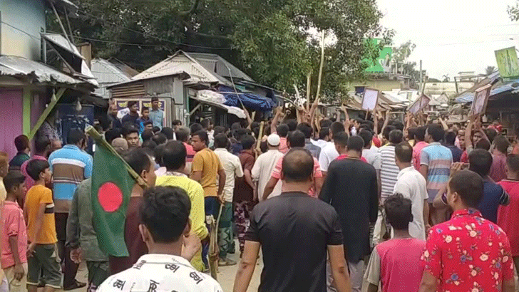 কুড়িগ্রামের ফুলবাড়ীতে বিএনপি-ছাত্রলীগ সংঘর্ষ, আহত ২০