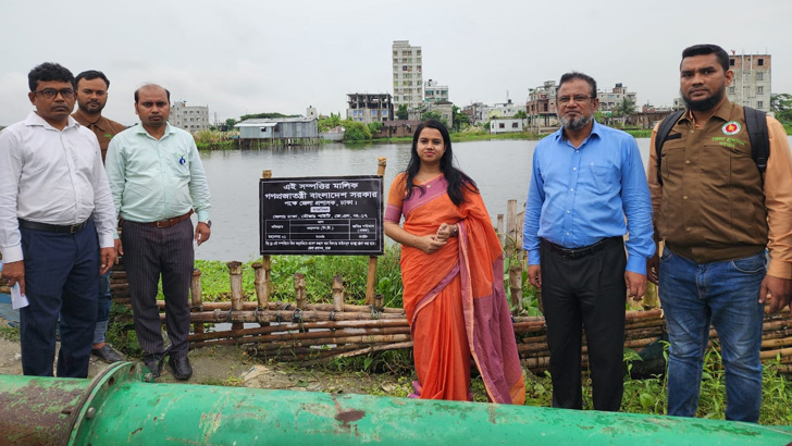 ঢাকার ডেমরায় ৬ কোটি টাকা মূল্যের সরকারি জমি উদ্ধার