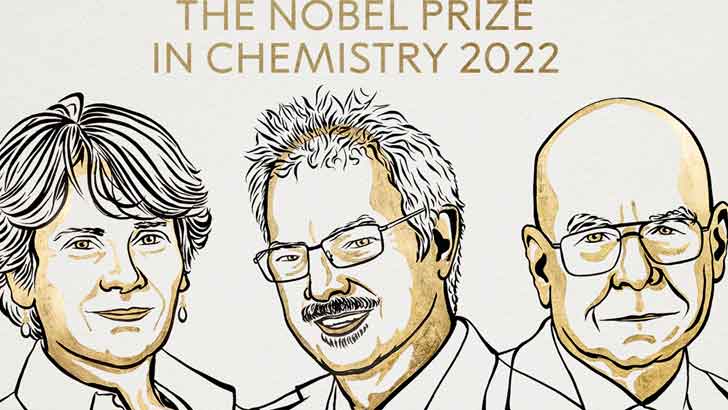 রসায়নে নোবেল পেলেন তিন গবেষক
