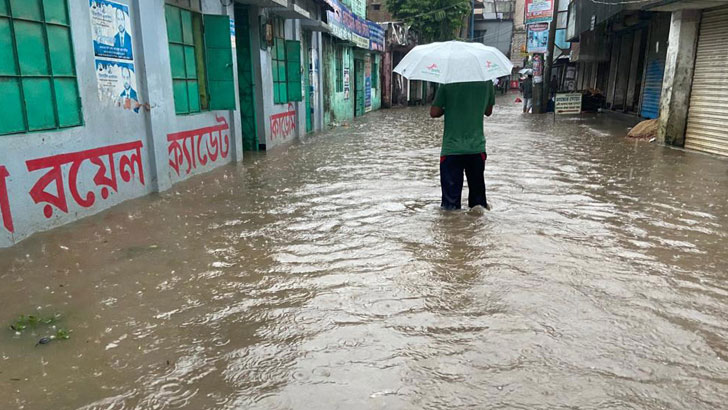 সিলেট-বরিশালসহ বিভিন্ন শহরে জলাবদ্ধতা