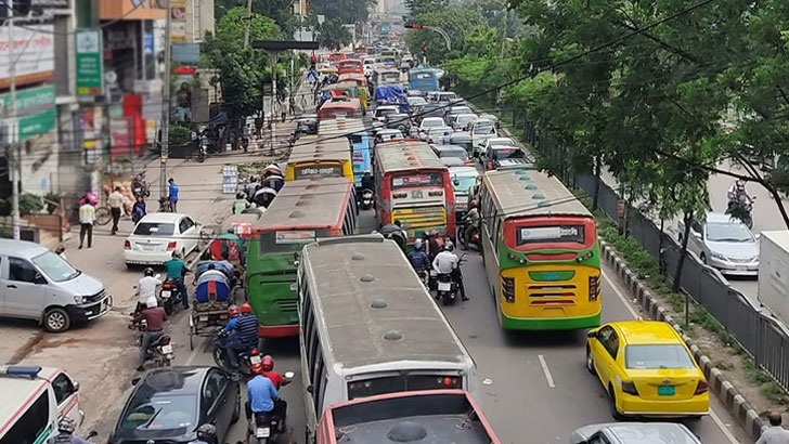 তীব্র যানজটে নাকাল রাজধানীবাসী