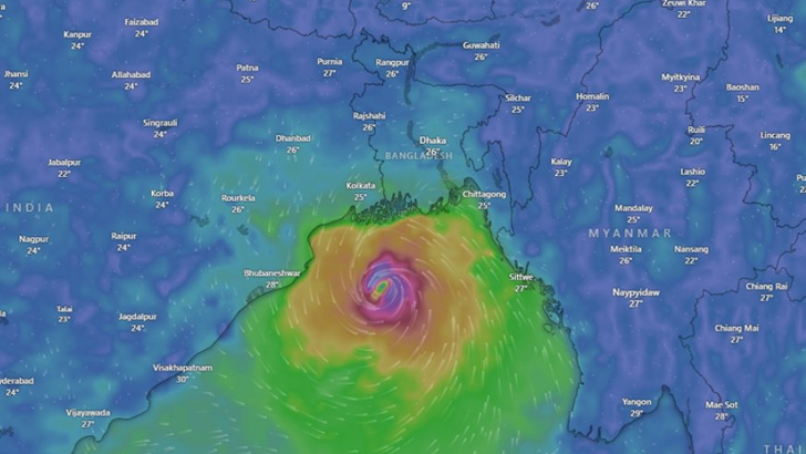 ঘূর্ণিঝড় হামুন: চট্টগ্রাম-পায়রায় ৭ নম্বর সতর্ক সংকেত