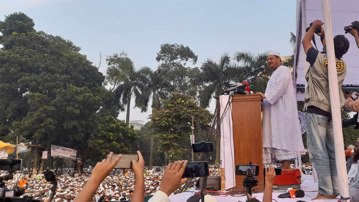 বিএনপি-জামায়াতের আন্দোলনে সমর্থন চরমোনাই পিরের