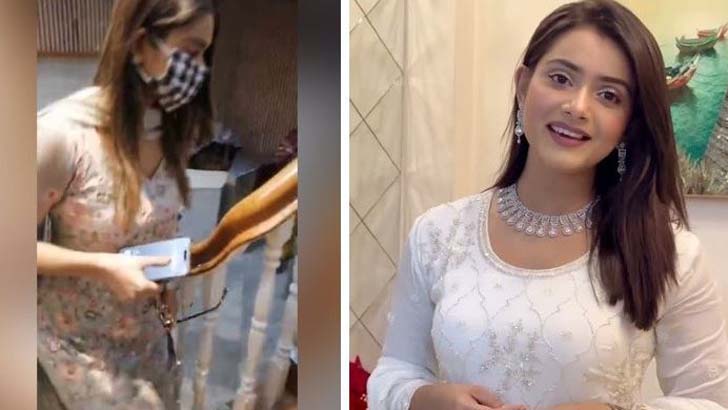 ডিবি কার্যালয়ে তানজিন তিশা