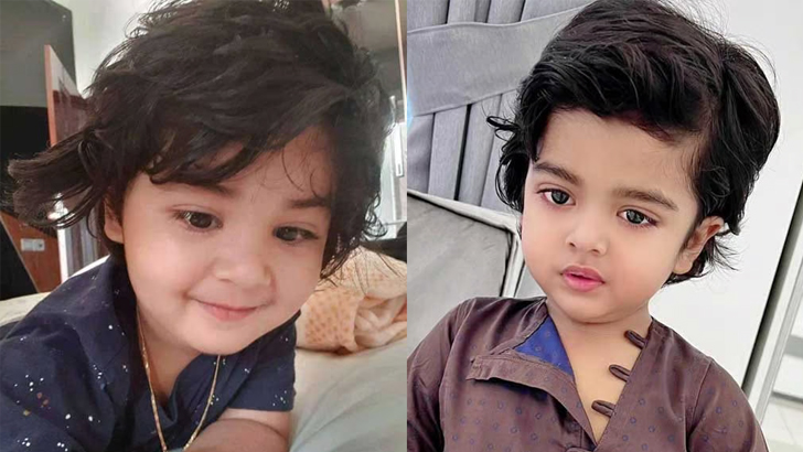 শাকিব খানের বড় ছেলের জন্মদিনে ছোট ছেলের শুভেচ্ছা