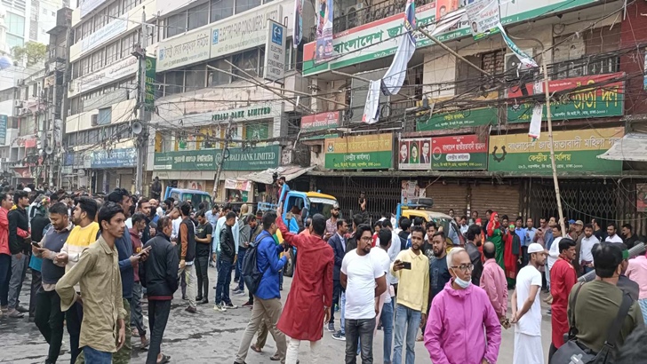 ২৮ অক্টোবরের পর প্রথমবারের মতো নয়াপল্টনে বিএনপির নেতাকর্মীরা