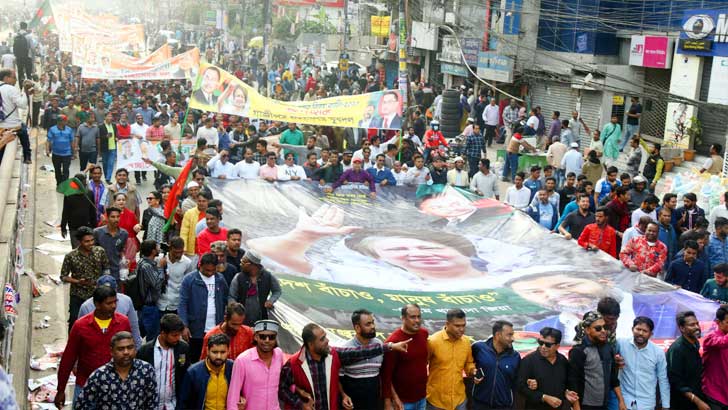 দাবি আদায় না হওয়া পর্যন্ত রাজপথে থাকার ঘোষণা বিএনপির