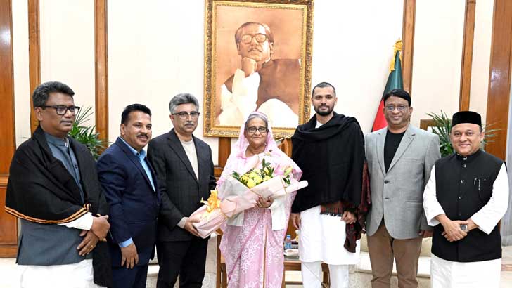 প্রধানমন্ত্রীর সঙ্গে জাতীয় সংসদের নবনিযুক্ত হুইপদের সাক্ষাৎ