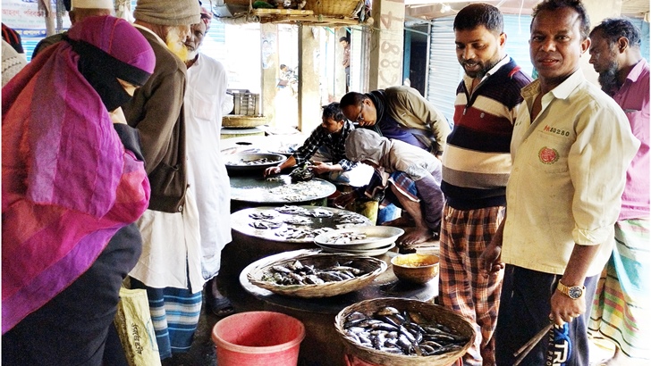 সিন্ডিকেটের কারণে লাগামহীন মাছ বাজার