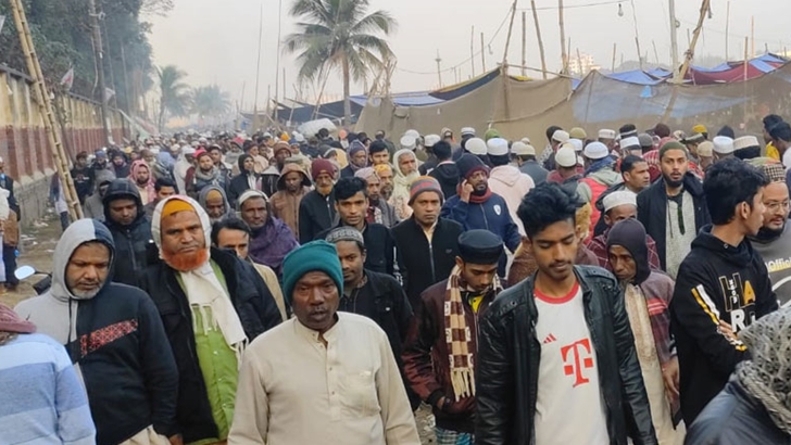 বিশ্ব ইজতেমার দ্বিতীয় পর্ব শুরু, তুরাগতীরে লাখো মুসল্লি