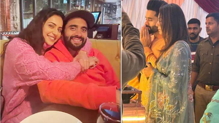 বিয়ের পিঁড়িতে রাকুল-জ্যাকি