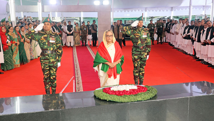 বঙ্গবন্ধুর স্বপ্নের সোনার বাংলা গড়ার প্রত্যয়