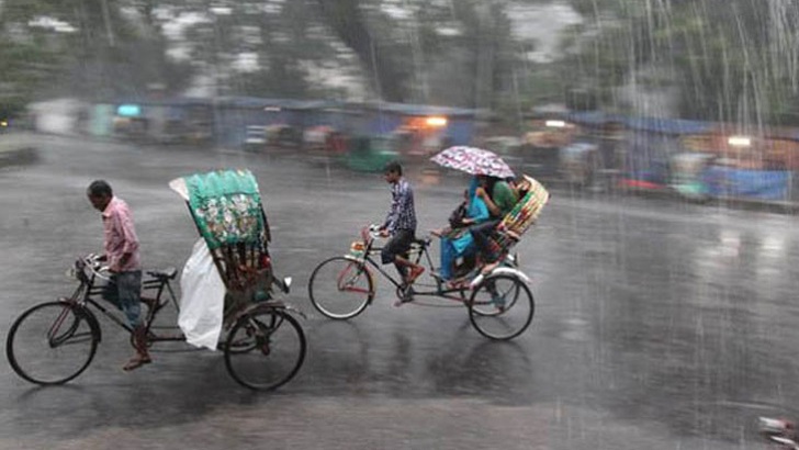 রাজধানীতে একটুখানি বৃষ্টি