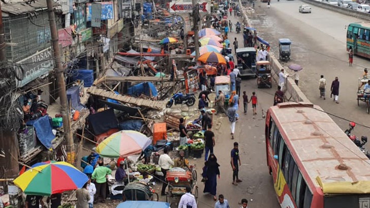 রাজধানীর সড়কে দোকান বসতে দেবে না পুলিশ