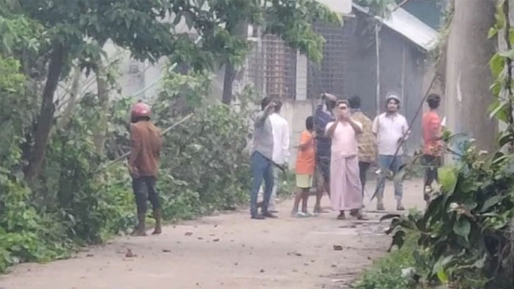 নারায়ণগঞ্জের রূপগঞ্জে দুপক্ষের সংঘর্ষে গুলিবিদ্ধ ৮