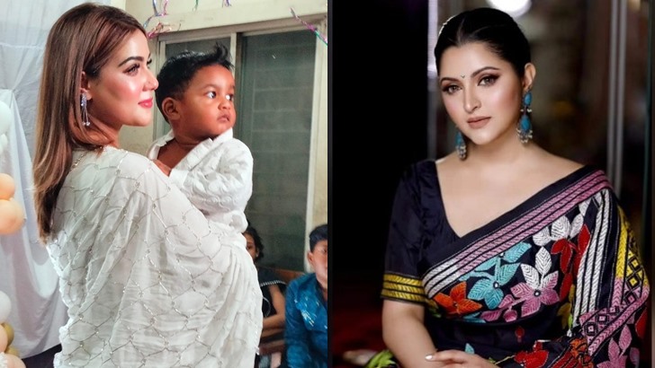 মাহির ছেলের জন্মদিনে পরীমনির শুভেচ্ছা