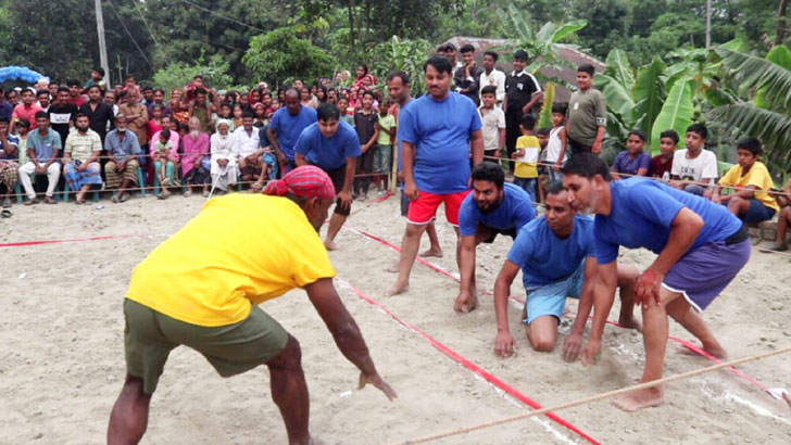 নবাবগঞ্জে পহেলা বৈশাখ উপলক্ষে হা-ডু-ডু খেলা