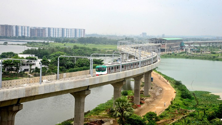 টঙ্গী যাচ্ছে মেট্রোরেল