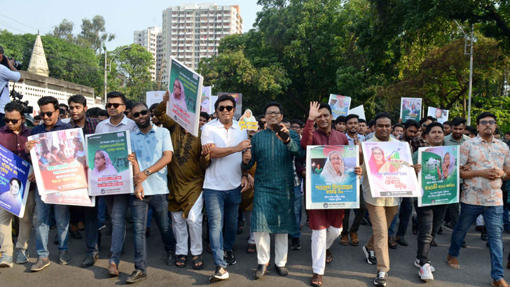 শেখ হাসিনার প্রত্যাবর্তনই এদেশের গণতন্ত্র প্রত্যাবর্তন হয়েছে: ছাত্রলীগ সভাপতি