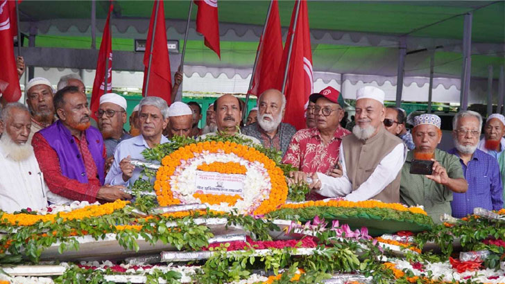 আ.লীগের প্রতিষ্ঠাবার্ষিকীতে বীরমুক্তিযোদ্ধাদের র‌্যালি