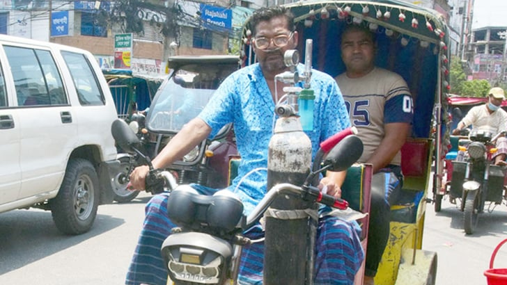 অক্সিজেনের পাইপ নিয়ে অটোরিকশা চালানো সেই সেন্টু আর নেই