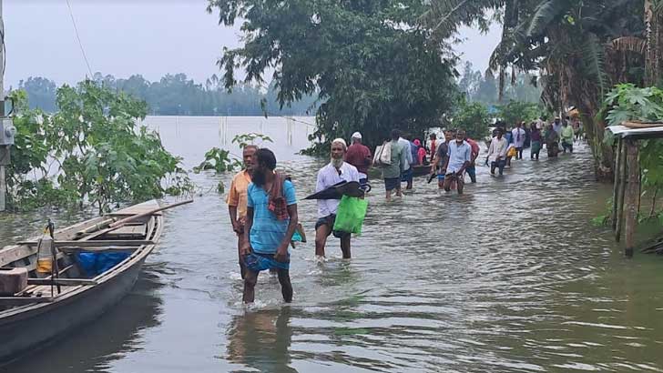 কুড়িগ্রামে বন্যার আরও অবনতি