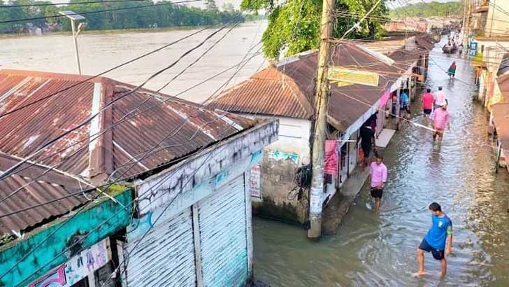 সিলেট ও কুড়িগ্রামে ফের বাড়ছে পানি