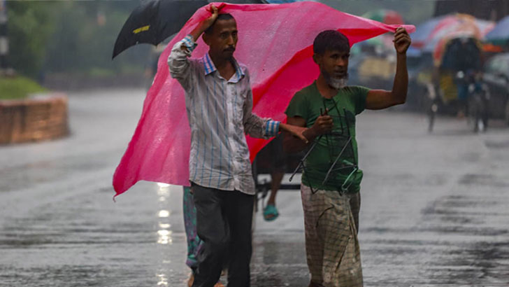 যেসব বিভাগে বৃষ্টি হতে পারে আজ