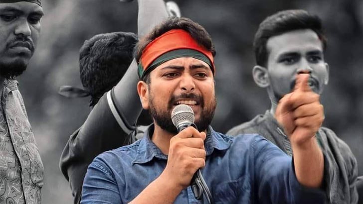 কোটা আন্দোলনের রোডম্যাপ জানালেন সমন্বয়ক নাহিদ ইসলাম