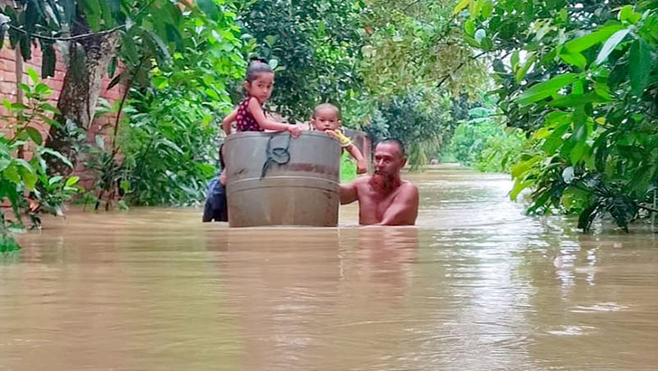 বাংলাদেশের বন্যা ভারি বৃষ্টির কারণে: ভারতের পররাষ্ট্র মন্ত্রণালয়