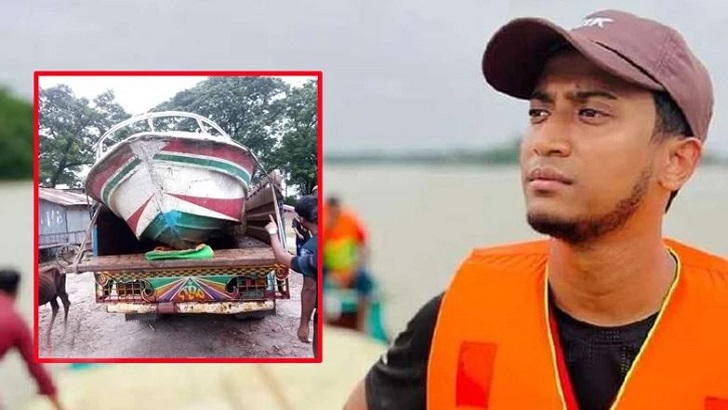 ২ স্পিডবোট নিয়ে বন্যার্তদের পাশে তাসরিফ