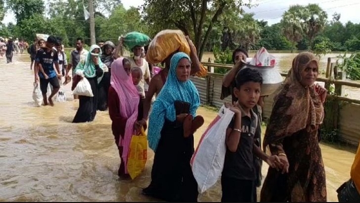 কসবায় প্লাবিত ৩২ গ্রামে খোলা হয়েছে আশ্রয়কেন্দ্র