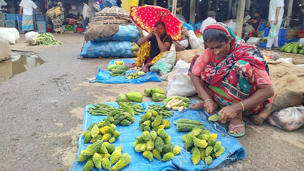 ‘তরিতরকারি বেইচাই তো খেয়েপরে বেঁচে আছি’