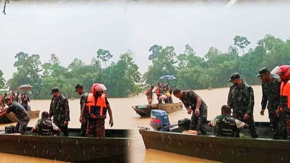 পাহাড়ি ঢলে শেরপুরে বন্যা, পানিতে ডুবে নিহত ৪ নিখোঁজ ১