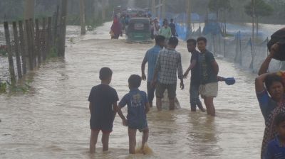 উজানে বন্যার উন্নতি হলেও ভাটিতে অবনতি