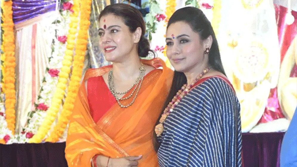 পূজার সাজে কাজল-রানি, কে কাকে টেক্কা দিলেন