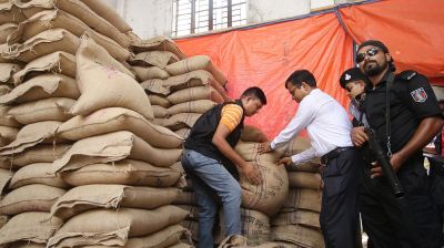 পূজায় সরকারি বরাদ্দের চাল কালোবাজারে বিক্রি